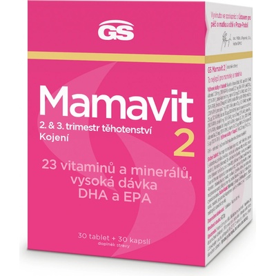 GS Mamavit 2 Těhotenství a kojení 30 tablet + 30 kapslí