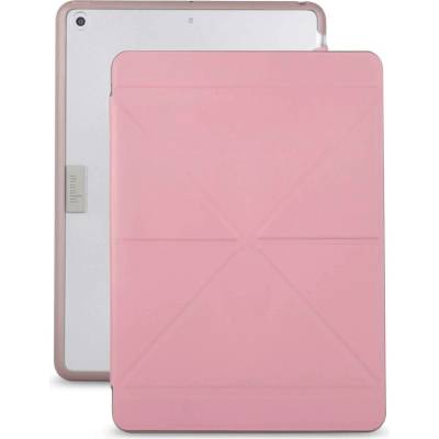Moshi VersaCover Case - калъф и поставка за iPad 5 (2017), iPad 6 (2018) (розов)