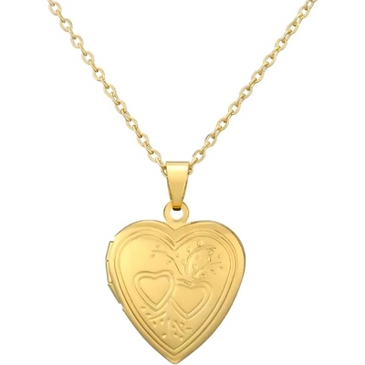 HARAHU Колие KI-34237 Heart - Златен KP34237 (KI-34237)