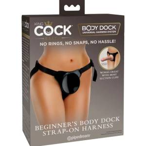  Пенис колан без дилдо, за начинаещи - Beginner's Body Dock Strap-On (PIPEBD10123)
