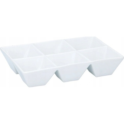 Edco Porcelánová servírovací miska Alpina 24 x 16 cm