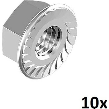 EKOfence Matica presná s límcom DIN 6923 M8 A2 10ks/bal. 13079