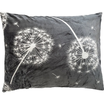 Xpose Mikroplyš obliečka na vankúš Púpavy sivá 70x90