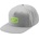 100% ENTERPRISE Snapback šedá