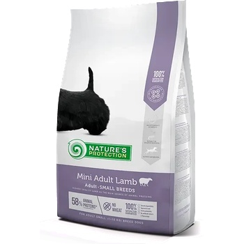 Nature's Protection Nature’s Protection Mini Adult Lamb - суха храна за малки породи кучета (до 10 кг) на възраст над 1 година