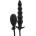 Hidden Desire Inflatable Ribbed Plug Advance Black