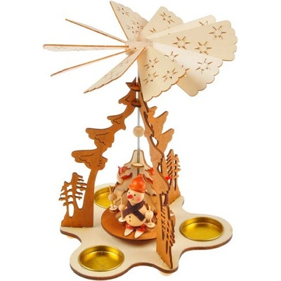 MFP Paper svícen točící dřevěný 17,5 x 17 5 x 23,5 cm BD-21596AN – Hledejceny.cz