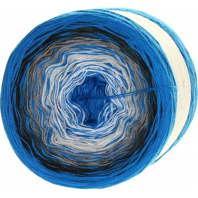 Neon blue 3-nitka 750 m - Misha style příze