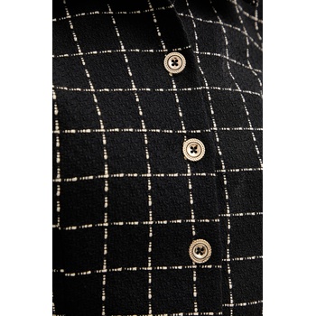 Morgan Рокля Morgan в черно къса разкроена RILMA (RILMA)