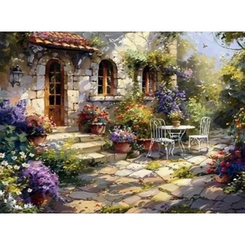 Norimpex - Puzzle Diamant painting: Stone terrace 30x40cm - 1 - 39 piese