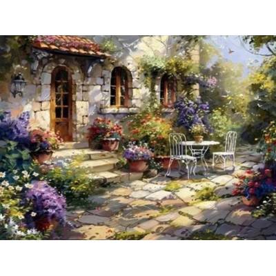 Norimpex - Puzzle Diamant painting: Stone terrace 30x40cm - 1 - 39 piese