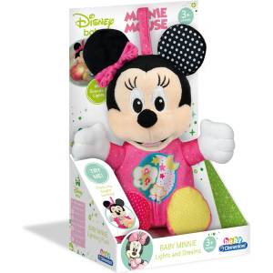 Clementoni Baby Плюшена играчка Minnie Mouse със звук и светлина