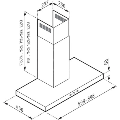 Pyramis Абсорбатор PYRAMIS, AGILO BLACK GLASS essential (AGILO BLACK GLASS essential)