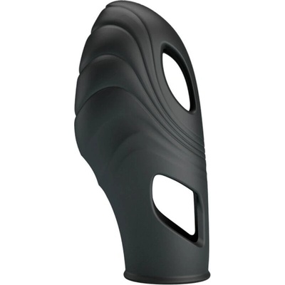 Pretty love lich silicone finger vibrator black