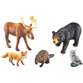 Learning Resources Игрален комплект Learning Resources - Горски животни, 5 броя (LER0787)