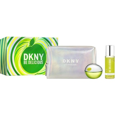 DKNY Be Delicious EDP 100 ml + telová hmla 125 ml + kozmetická taška