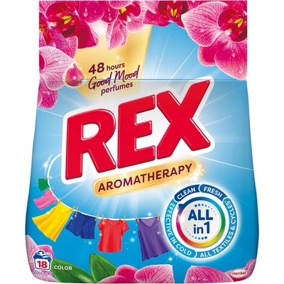 Rex prací prášek Aromatherapy Orchid Color 18 PD 990 g
