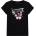 GUESS Черна тениска за момиче със сребристи и розови щампи Guess
