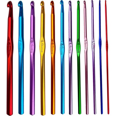 Pro Háčkování Sada kovových háčků vel. 2 - 8 mm, 12 ks – Sleviste.cz
