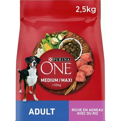 Purina One Med/max Adult Dog Lamb & Rice 2,5 kg