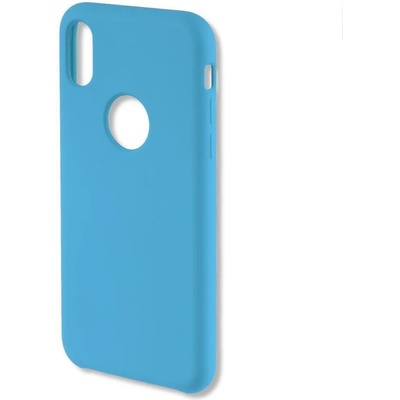 4smarts Силиконов Калъф за iPhone XS/X, 4Smarts Cupertino Case, Син (4S460896)