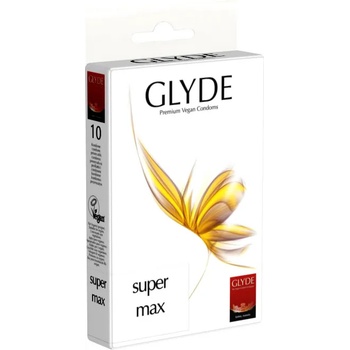 Image 1 of GLYDE Super Max - Premium Vegan Condoms 10 pack