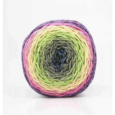 Chainy Cotton Cake ReTwisst 41 modrá, zelená, žlutá, růžová