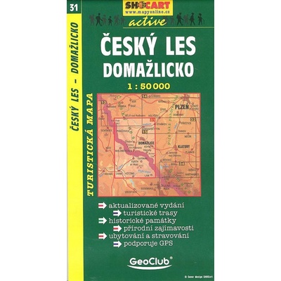 Český les Domažlicko 1:50 000 turist .mapa