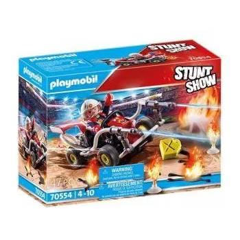 PLAYMOBIL Комплект Playmobil 70554 - Каскадьорско шоу, Пожарен автомобил, 2970554