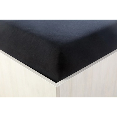 Teptex prostěradlo jersey s lycrou černé 90x200