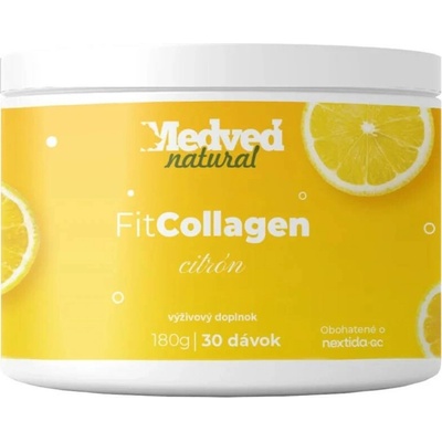 Medveď natural FIT Collagen citron 180 g