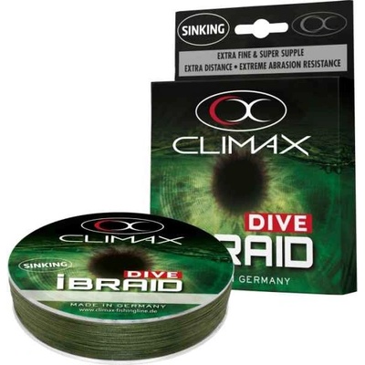 Climax Potápavá šnúra iBraid DIVE olivová 135m 0,18mm 9,5kg