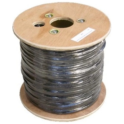 Datacom 1204 FTP drát CAT5E PVC+PE, 305m, černý