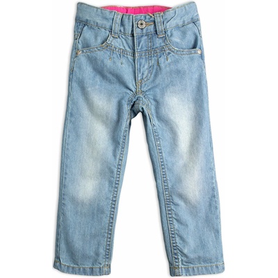 DIRKJE Kojenecké džíny BUTTERFLY modré