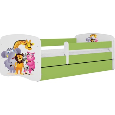 Kocot kids Babydreams ZOO zelená bez šuplíkůs matrací