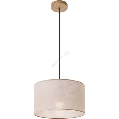 Brilagi - LED Пендел ANTHONY 1xE27/60W/230V дъб/бежов (BG1420)