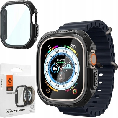 Spigen Tough Armor Black Apple Watch Ultra 49mm ACS05457