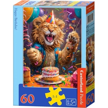 Castorland Пъзел Castorland от 60 части - Честит Рожден Ден! (B-066292)