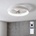 Brilagi - LED димируем таванен вентилатор LED/34W/230V Ø 50 см бял + дистанционно управление (BG4012)