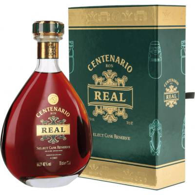Rum Centenario Real 40% 0,7 l (darčekové balenie 2 poháre)