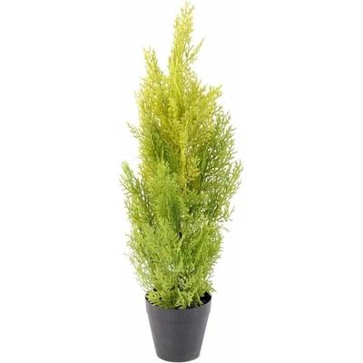 Umelý strom Cyprus světlý v kvetináči, 60cm