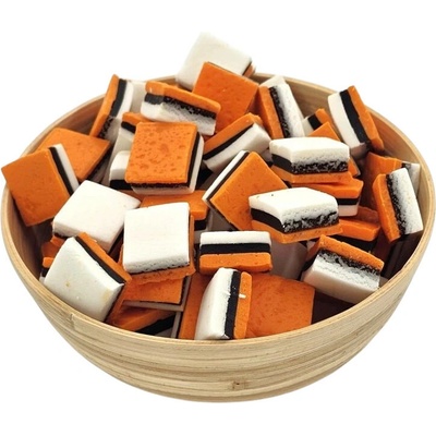 Cloetta Orange White Sandwich liquorice Sladké drievko 500 g