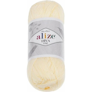 Vlnika Diva Fine 100 g, 01 smotanová