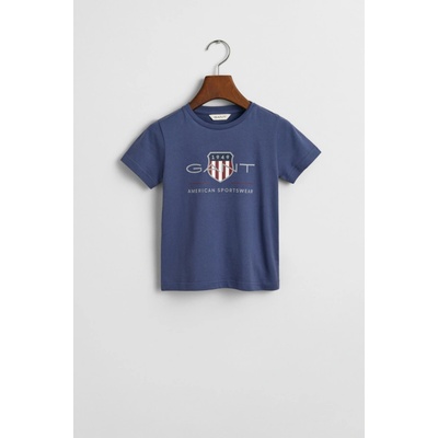 Gant Archive Shield Ss T-shirt Dusty Navy
