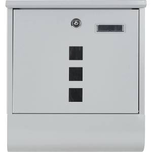 GEKO Пощенска кутия 34x30, 7x10cm, сива 81601 (G10924)