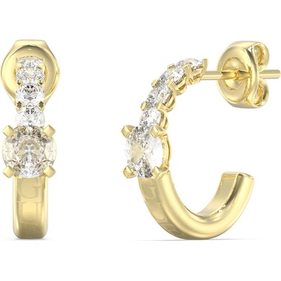 Guess Oceľové zlátené polkruhy Piercing Studio JUBE06272JWYGT/U