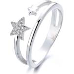 Silenti Jewelry Сребърен пръстен "Звезда" - 10 - 62 мм (19.7мм диам. )