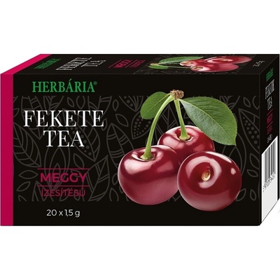 Herbária Čierny čaj s višňovou príchuťou 20 ks