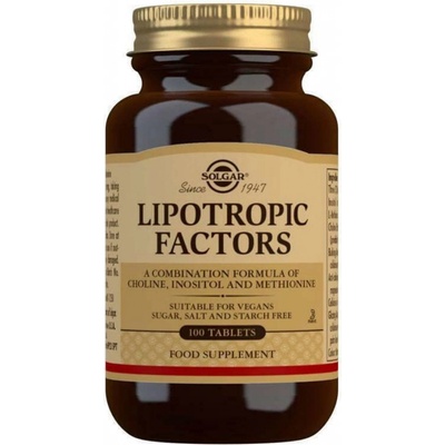 Solgar Lipotropní faktory 100 tablet