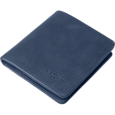FIXED Classic Wallet z pravé hovězí kůže modrá – Zboží Živě